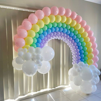 Rainbow Balloon Arch