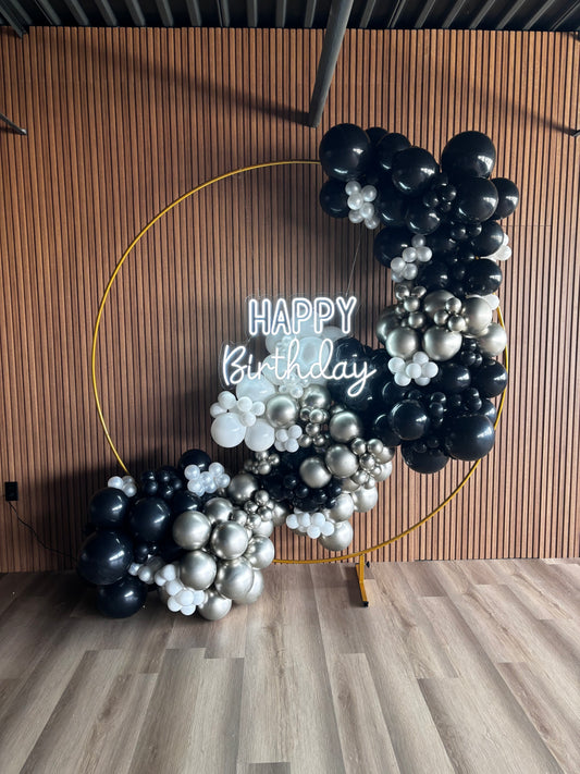 Chrome Balloon Garland